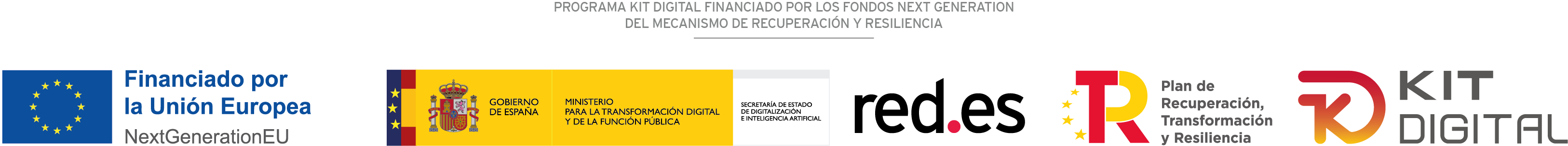 Financiado por la Unión Europea — Kit Digital, Plan de Recuperación, Transformación y Resiliencia